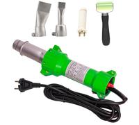 Seababyhouse 1600W Thermique Pistolet de Soudage Soudeuse de Plastique Fer À Souder À Air Chaud Barre, avec des Buses de Soudage Rapide, avec Lumière LED et 2 Buses de Soudage Plates