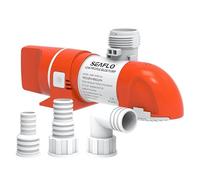 SEAFLO Pompe de cale automatique à capteur de niveau d'eau à profil bas 14A (1100 GPH, 12 V)