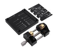 SEAFRONT Chisel Sharpening Jig Kit, Alliage D'Aluminium | Convient aux lames de 5/32 à 3 pouces, dispositif de fixation d\'angle, alignement de biseau pour ciseaux et rabots à bois