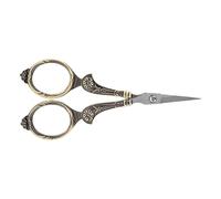 SEAFRONT Ciseaux à Broder Mini Ciseaux à Coudre en Acier Inoxydable 11 à 13 Cm Pointe Pointue Style Vintage pour la Couture Tissu Coupe de Fil Couture Utilisation Artisanale (Figure 8 en bronze