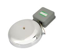 SEAFRONT Cloche D'école électrique, 8 Pouces Acier Inoxydable, 220V 35W | Acier Inoxydable, 220V 35W, Charge Résistive 10A, Compatible Chemin de Fer D'usine, Zones Publiques Intérieures, Alarme