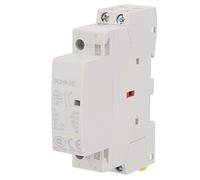 SEAFRONT Contacteur CA 2P 25A 230V 2NO 50,60Hz Rail DIN Silencieux | Taille Compacte, Économe en énergie, Durée de Vie électrique de 100000 Cycles, pour le Contrôle CVC Domestique et
