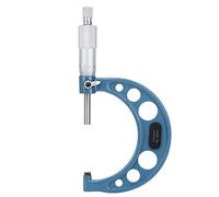 SEAFRONT Ensemble de Micromètres de Précision, Outil de Mesure du Diamètre Extérieur en Acier à Roulement 0-25 Mm 25-50 Mm 50-75 avec Tige d'étalonnage du Limiteur de Force pour les Ateliers