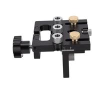 SEAFRONT Gabarit de Perçage pour Chevilles, Kit de Centrage Automatique en | Guide de Perçage avec Bagues Acier et Adaptateurs 6, 8, 10 Mm, pour Joints T/L