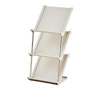 SEAFRONT Organisateur de étagère à Chaussures Multicouche, Support de Rangement incliné en Plastique et en Acier Inoxydable, étagère Pliable et Facile à Assembler, Peu Encombrante pour l'entrée de la