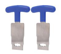 SEAFRONT Outil de Retrait de Bouchon de Piscine, Lot de 2, Acier | Compatible avec SP1419A-E, Hivernage des Piscines Enterrées, Retire les Jets Orientables de Spa, Construction Métallique