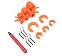 SEAFRONT Outil d'ébavurage de Profondeur de Tuyau, Kit d'outils de Retrait de Raccords de Plomberie en ABS et en Acier Rapide 6 en 1 Tailles 1 4" à " pour Plombiers PEX Cuivre PVC CPVC HVAC