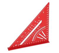 SEAFRONT Règle en Aluminium, Détecteur d'Angle Triangulaire en Alliage d'Aluminium avec échelles Métriques Gravées, Mesure à Angle Droit de 30, 45, 60 Degrés pour la Disposition de l'ingénierie