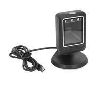 SEAFRONT Scanner de Codes-Barres 2D Mains Libres Scanner de Codes-Barres QR Omnidirectionnel USB Filaire Capteur CMOS à Détection Automatique Plug and Play pour Magasin de Détail