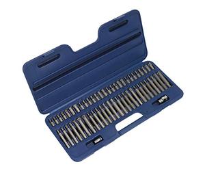 SEALEY ak21956 Ribe/12,7/hexagonale/Sécurité Trx-star Bit Set 56PC 3/20,3 cm & 1/5,1 cm SQ Drive
