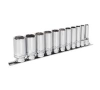 Sealey Ak2743 Jeu de douilles 11 3/20,3 cm SQ Drive Deep verrouillage 6PT Imperial