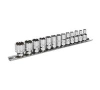 Sealey Ak2746 Jeu de douilles 13 1/10,2 cm SQ Drive de verrouillage 6PT Metric