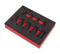 Sealey AK5525 Jeu de douilles à chocs hexagonales 1/4" et 3/8"