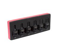 Sealey Ak5608 Impact Spline Socket Bit Set 6Pc 1/2Sq Drive