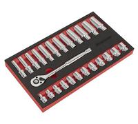 Sealey Ak66722 liquet et douille Rail de 25pc 3/20,3 cm SQ Drive
