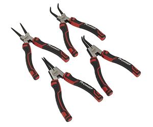 Sealey AK8457 Lot de 4 pinces à circlips 180 mm