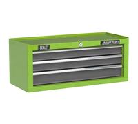 Sealey AP22309BBHV Mid-Box 3 Tiroir avec Boule Roulement Coulisses - Vert/Gris