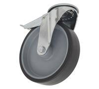Sealey Camionnettes Thermoplastique Verrou Trou Roulette Roue Avec Total 100mm