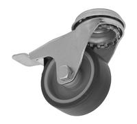 Sealey Camionnettes Thermoplastique Verrou Trou Roulette Roue Avec Total 50mm