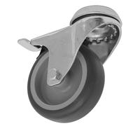 Sealey Camionnettes Thermoplastique Verrou Trou Roulette Roue Avec Total 75mm