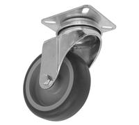 Sealey Charge Moyenne Thermoplastique Roulette Pivotante Roue 75mm - Commerce