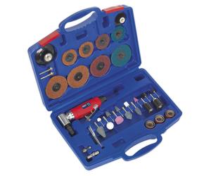 Sealey Gsa674K Generation Air Angle Die Grinder/Sander Kit 42Pc