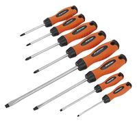 Sealey Hv003 Jeu de tournevis 8PC haute visibilité Orange
