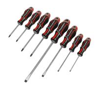 Sealey Lot De Tournevis 8 Pièces GripMAX® - Rouge AK4322