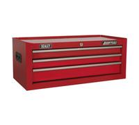 Sealey Mid-Box 3 Tiroir Avec Ball-Bearing Coulisses - Rouge AP223