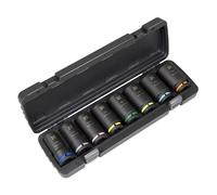 Sealey Premier 3/4"D Coffret Douilles Longues Métrique 8 Pièces 6-Pans AK8891M