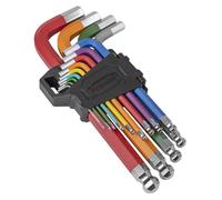Sealey Premier Jeu de Clés Hex 13pc Jumbo Couleur Classement Anti- Slip Rotule