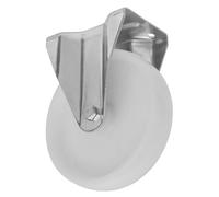 Sealey Résistant Nylon Fixé Plaque Roulette Roue 100mm - Commerce SCW4100FPEM