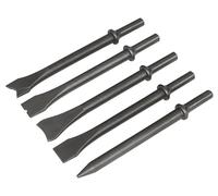 Sealey SA11C Lot de 5 burins à air comprimé 170 mm Tige 1019 cm