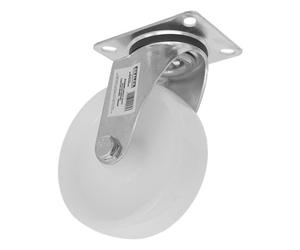 Sealey SCW4125SPEM Résistant Nylon Roulette Pivotante Roue Ø125mm - Trade