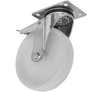 Sealey SCW4125SPLEM Résistant Nylon Roulette Roue Pivot -tl Ø125mm