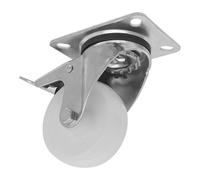 Sealey Résistant Nylon Roulette Roue Pivotant Avec Total Verrou 80mm -