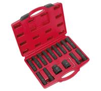 SEALEY sx098 3/4/2,5 cm carré Drive Impact hexagonale/Trx-star et Trx-star Douille femelle (16 pièces)