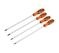 Sealey Torx Étoile Long Screwdriver Set 4pc Magnétisée Orteils T15 À T30 S01289