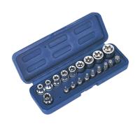 Sealey TRX-Star Douille Et Ensemble De Bits 19 Pièces 3/8" Carré Drive AK6191