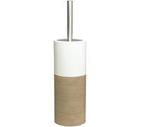 Sealskin Doppio, Porte-brosse WC porcelaine, Sable