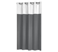 Sealskin Double, Rideau de douche, Polyester/Coton, 180x200 cm, Gris