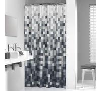 Sealskin Pixel rideau de douche 200x180 cm blanc-noir 232651319