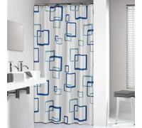 Sealskin Rideau de douche Retro 180x200 cm Bleu