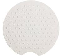 Sealskin Rotondo, Tapis Antidérapant, Ø 55 cm, Caoutchouc, Blanc