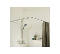 Sealskin Set de tringle de rideau de douche d angle 90x90 cm Chrome