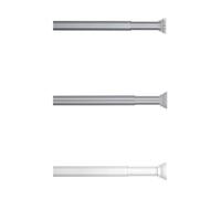 Tringle de rideau de douche télescopique 185 cm Chrome