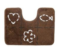 Sealskin Tack, Tapis de Contour WC, Acrylique, 45 x 60 cm, Marron