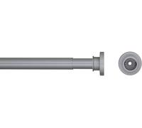 Sealskin Tringle de Rideau de Douche télescopique 125-220 cm en Aluminium pour Douche et Baignoire, Couleur Chrome Mat, diamètre 28 mm, sans perçage