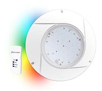 Seamaid 502877 Projecteur Plat à LED PAR56 16W 90 LED RGB avec télécommande