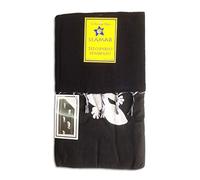 Seamar Drap de plage Fouta Pareo double geckos ethnique 90 x 170 cm avec franges 100 % coton sur 100 % éponge sous (Noir)